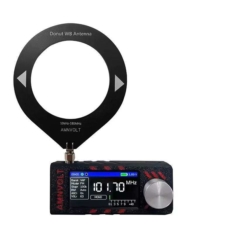 Mini Full Band DSP Radio Receiver with IPS Display and LSB USB Tuning