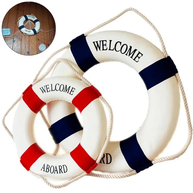 Nautical Life Buoy Wall Decor