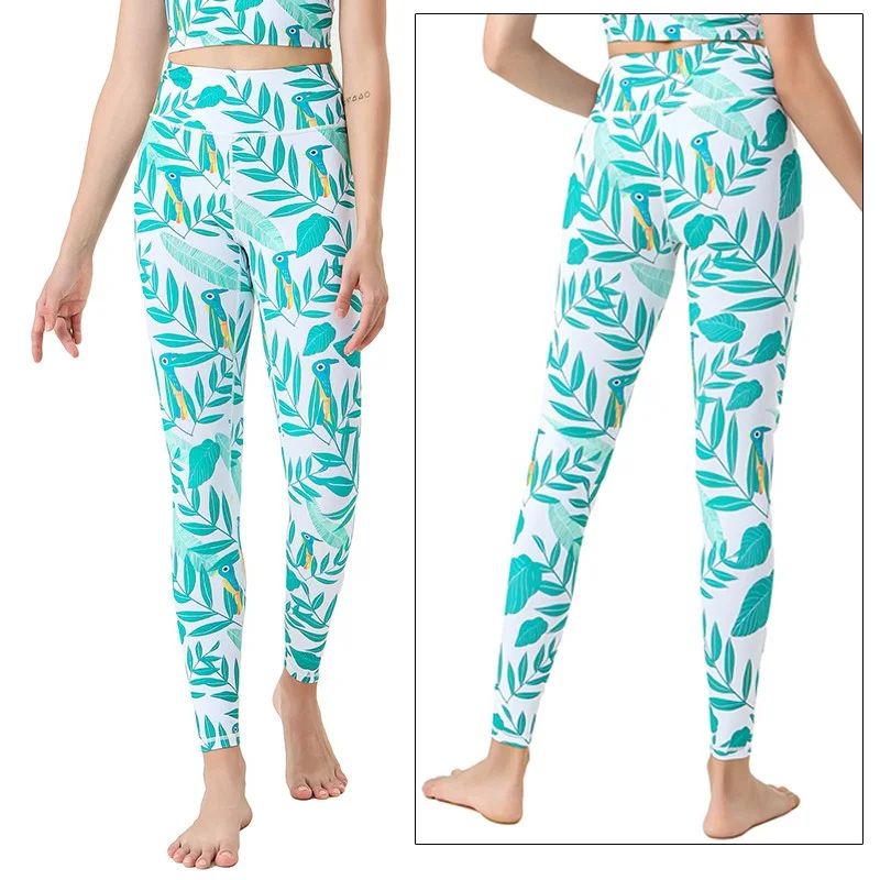 Cloud Hide Women's High-Waist 4-Way Stretch Yoga Leggings – Non-See-Through Fitness & Running Pants