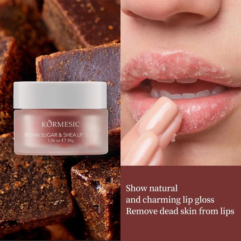 Brown Sugar Lip Smoothing Scrub – 30g Gourmet Exfoliating & Moisturizing Treatment