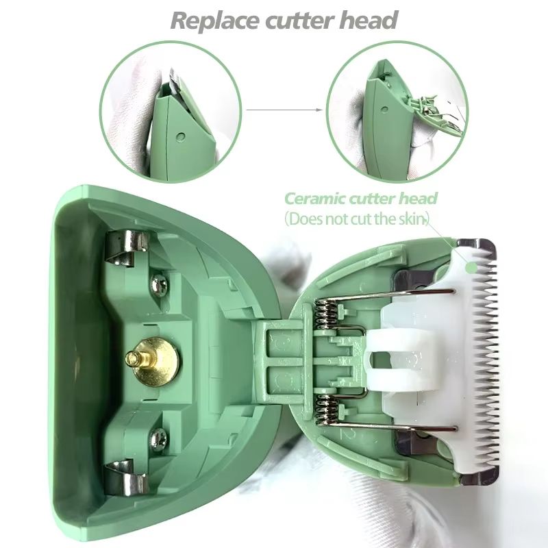 Men's Waterproof Body Hair Trimmer – Groin & Pubic Groomer with Replaceable Ceramic Blade