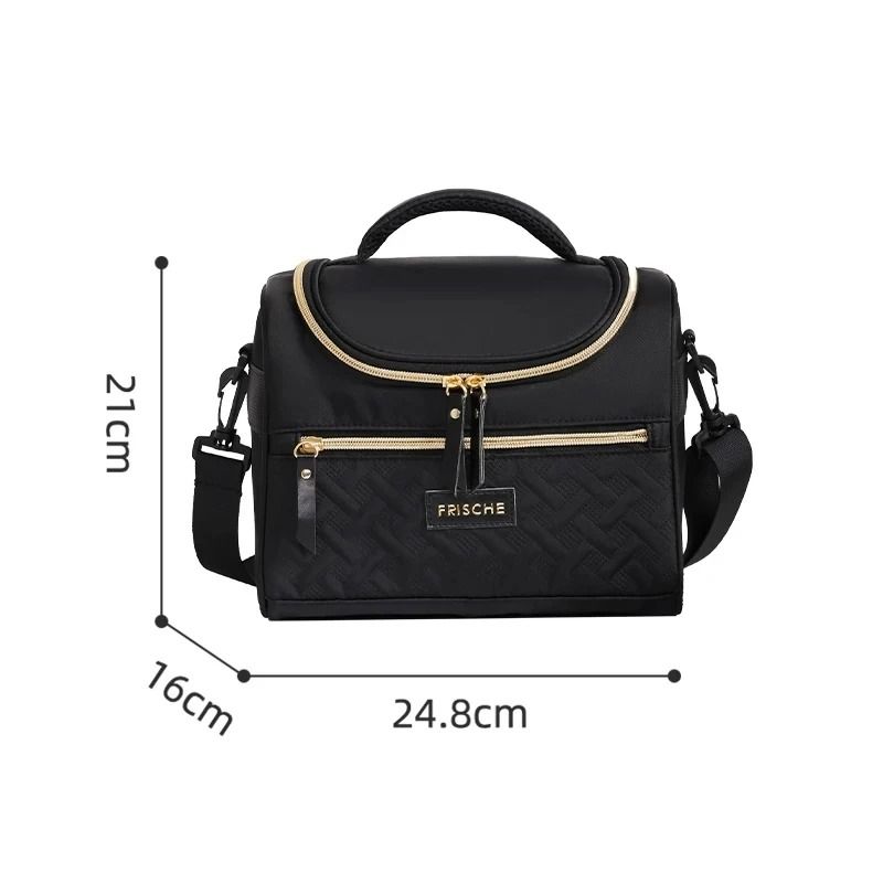 Premium Large-Capacity Insulated Shoulder Bento Bag