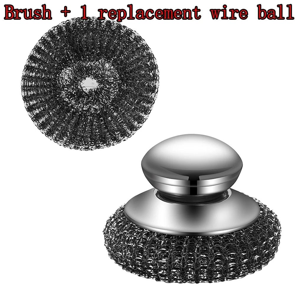 Steel Wool Scrubber With Handle