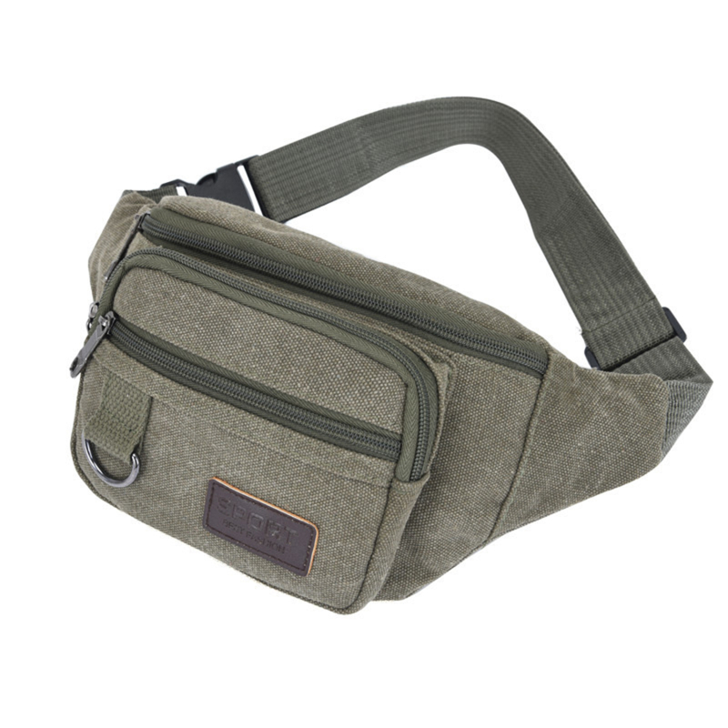 Multi-functional Men's Waist Bag, Large Capacity Phone Wallet Multi-functional Male's Shoulder Bags