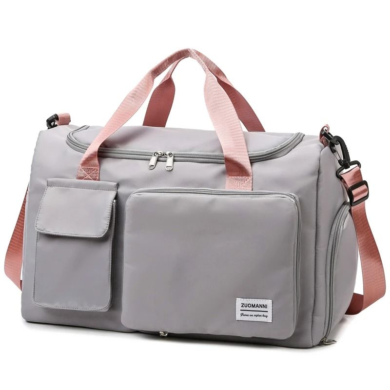 UNIXINU Carry On Travel Duffle Bag Large Capacity with Shoe Compartment