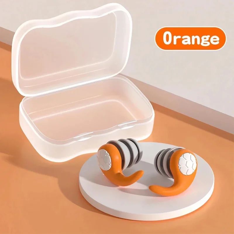 Silicone Earplugs Noise Reducing Waterproof Sleep Earplugs