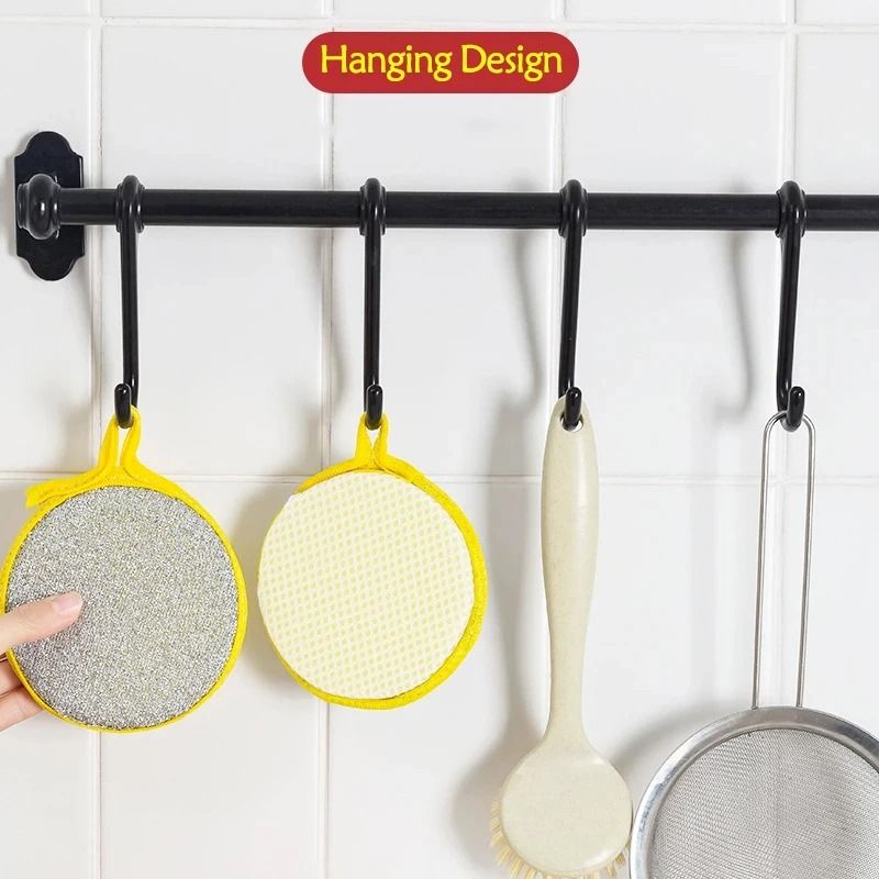 Double Sided Dish Sponge Dishwashing Sponge Set Non Scratch Pan Pot Scrubber