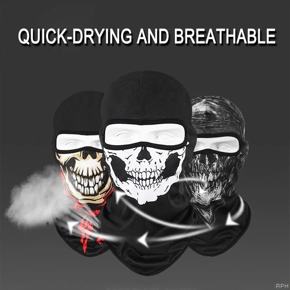Tactical UV Protection Balaclava Full Face Mask for Skiing Cycling and Motorcycle Helmet Liner