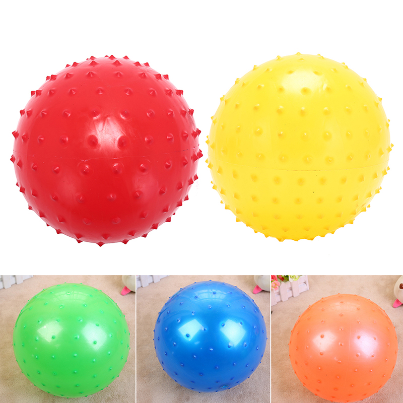 Kids Sensory Massage Ball Set Soft Spiky Inflatable Toy for Motor Skill Development