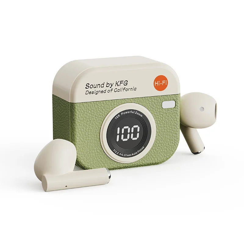 Bluetooth Wireless Earbuds with LED Display