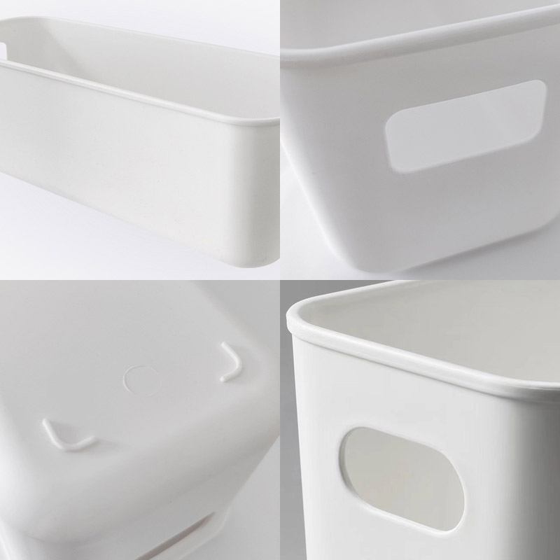 Stackable Storage Organizer Bins for Kitchen, Fridge & Desktop Multi Purpose Drawer Box Set