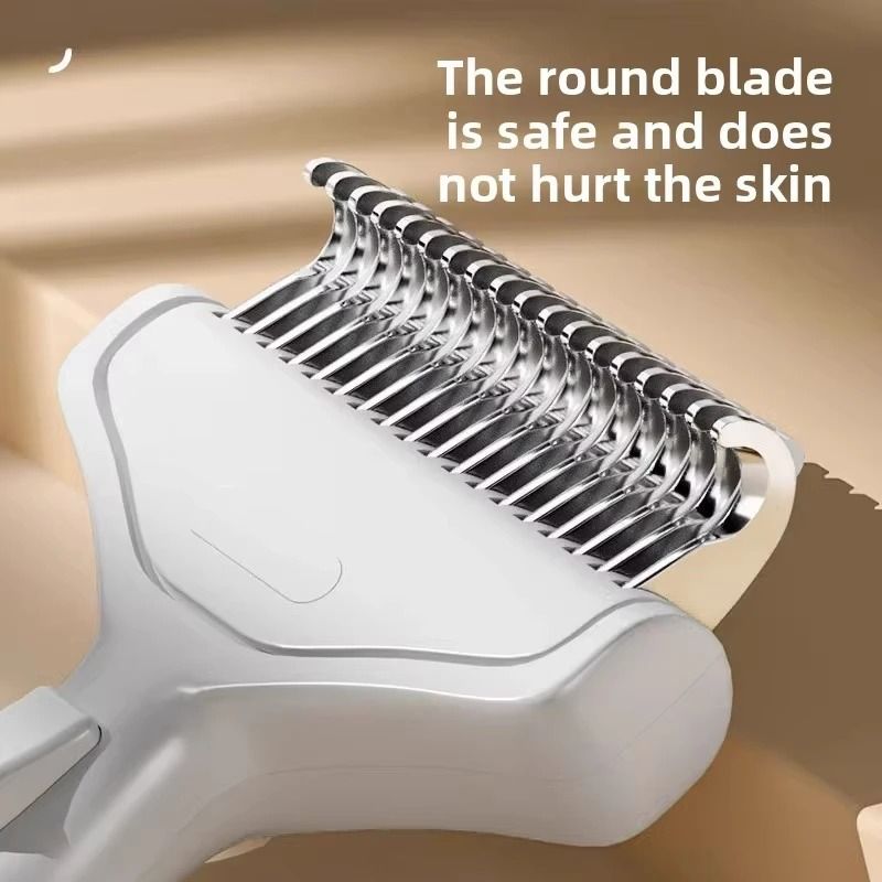 Stainless Steel Pet Dematting Comb – Professional Dog Hair Removal Brush – High-Yield Grooming & Deshedding Tool