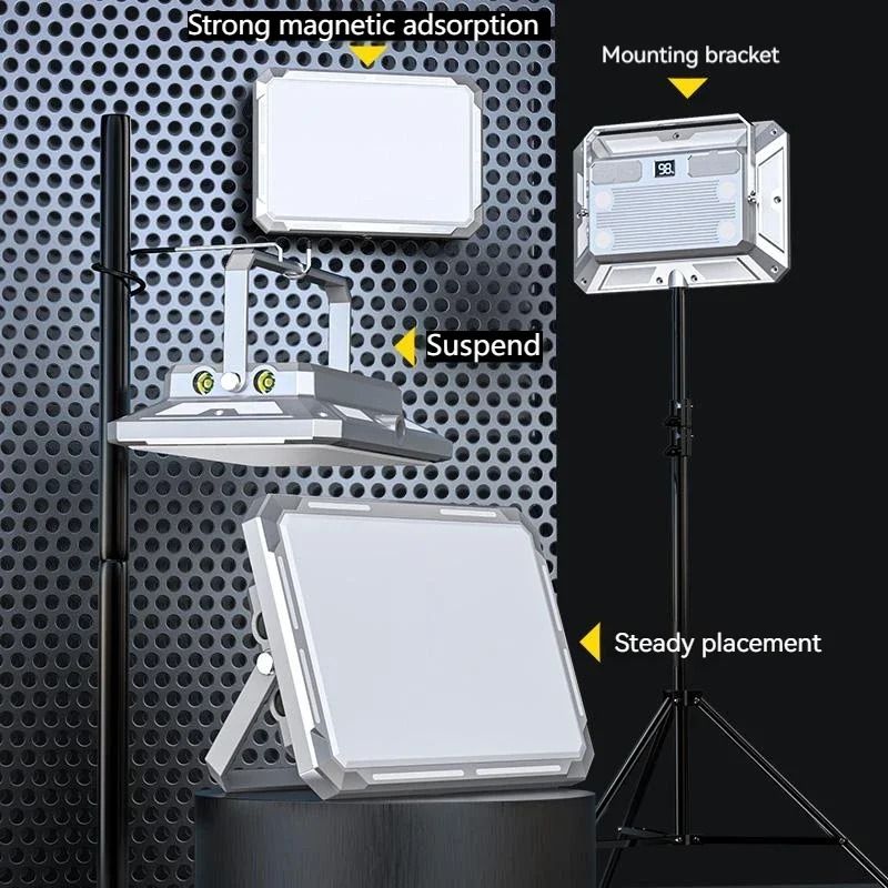 Rechargeable LED Camping Tent Light High Power Waterproof Emergency Lantern