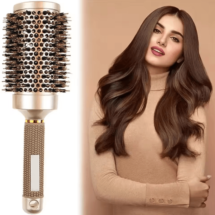 Pro Salon Hairdressing Comb and Cylindrical Curling Hairbrush Hairdresser Styling Tool Accessories