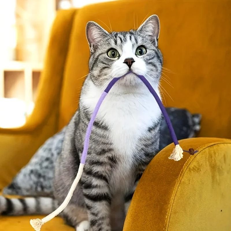 Cat Bite Rope Toy Durable Teething Chew Rope