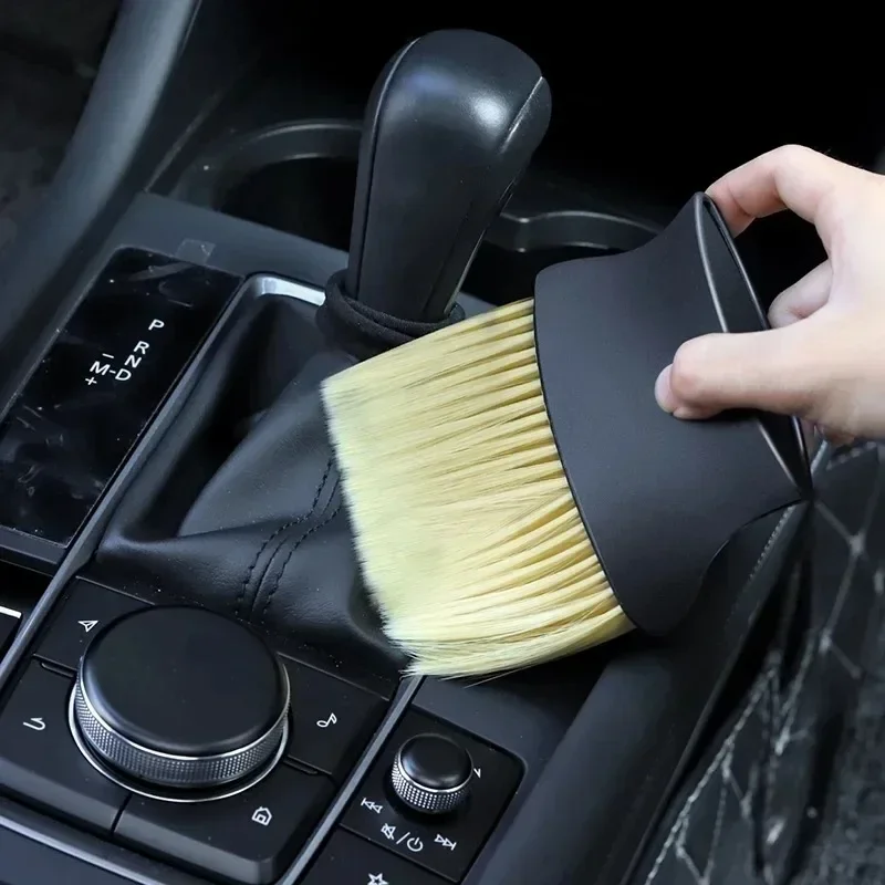 Premium Car & Air Vent Dust Removal Brush with Flexible Bristles