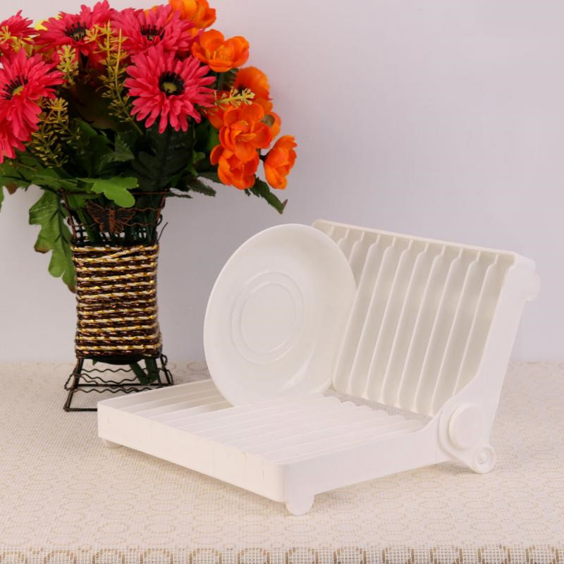 Creative Dish Plate Drain Rack, Kitchen Tableware Drying Tray, Multi-Functional Cup Storage Holder