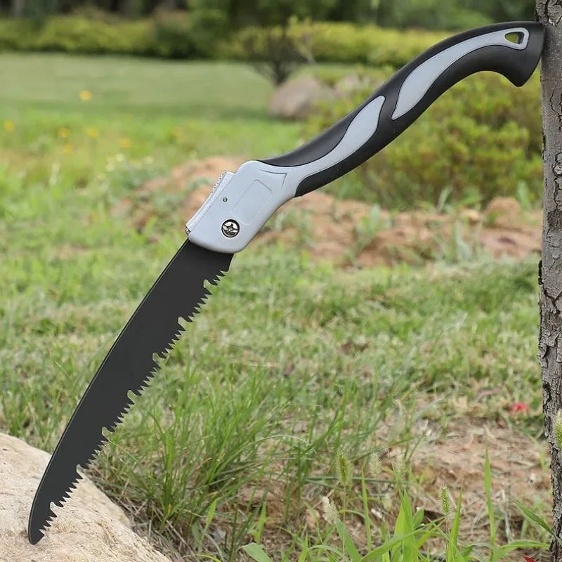 Heavy-Duty Folding Hand Saw for Wood Cutting – Sharp Pruning & Camping Saw for Trees, Garden Branches & Outdoor Survival