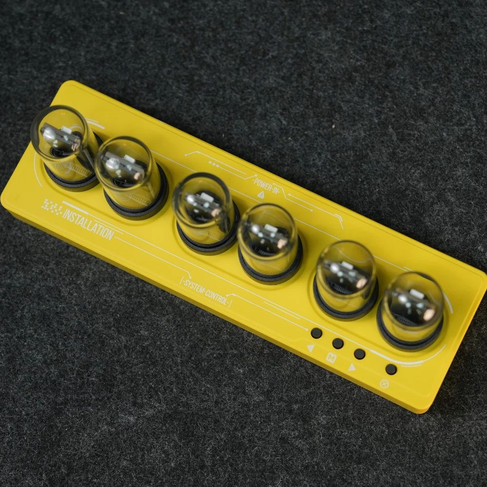 RGB Nixie Tube Style WiFi Alarm Clock with IPS Display