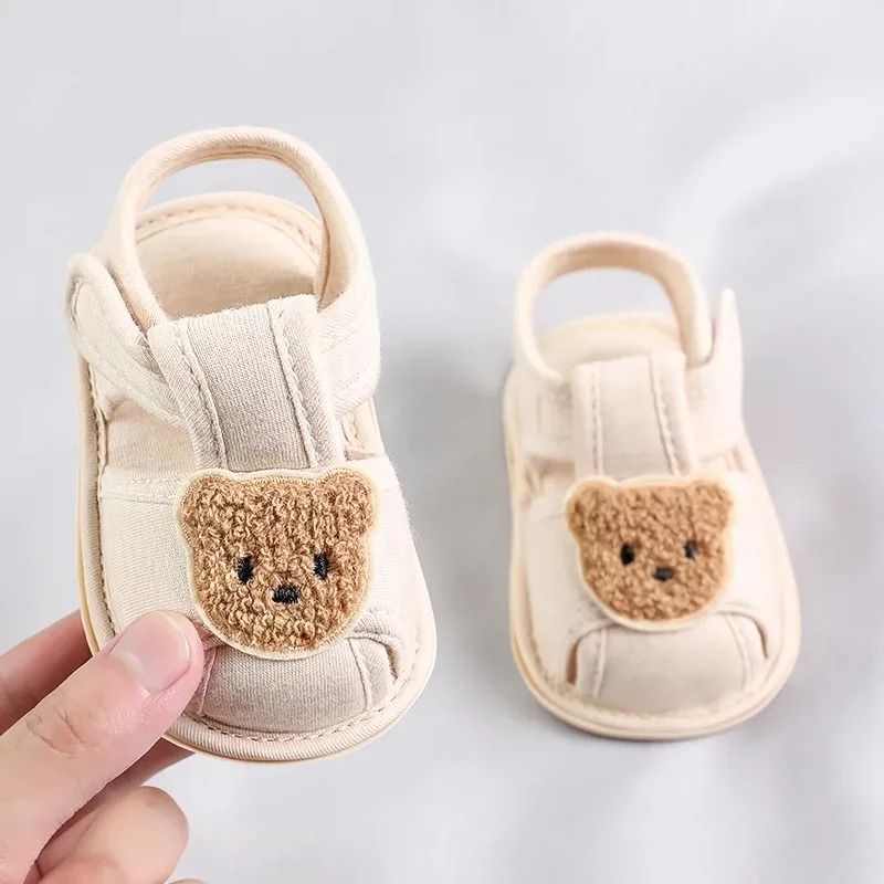 Cute Bear Soft Sole Infant and Toddler Sandals First Step Shoes