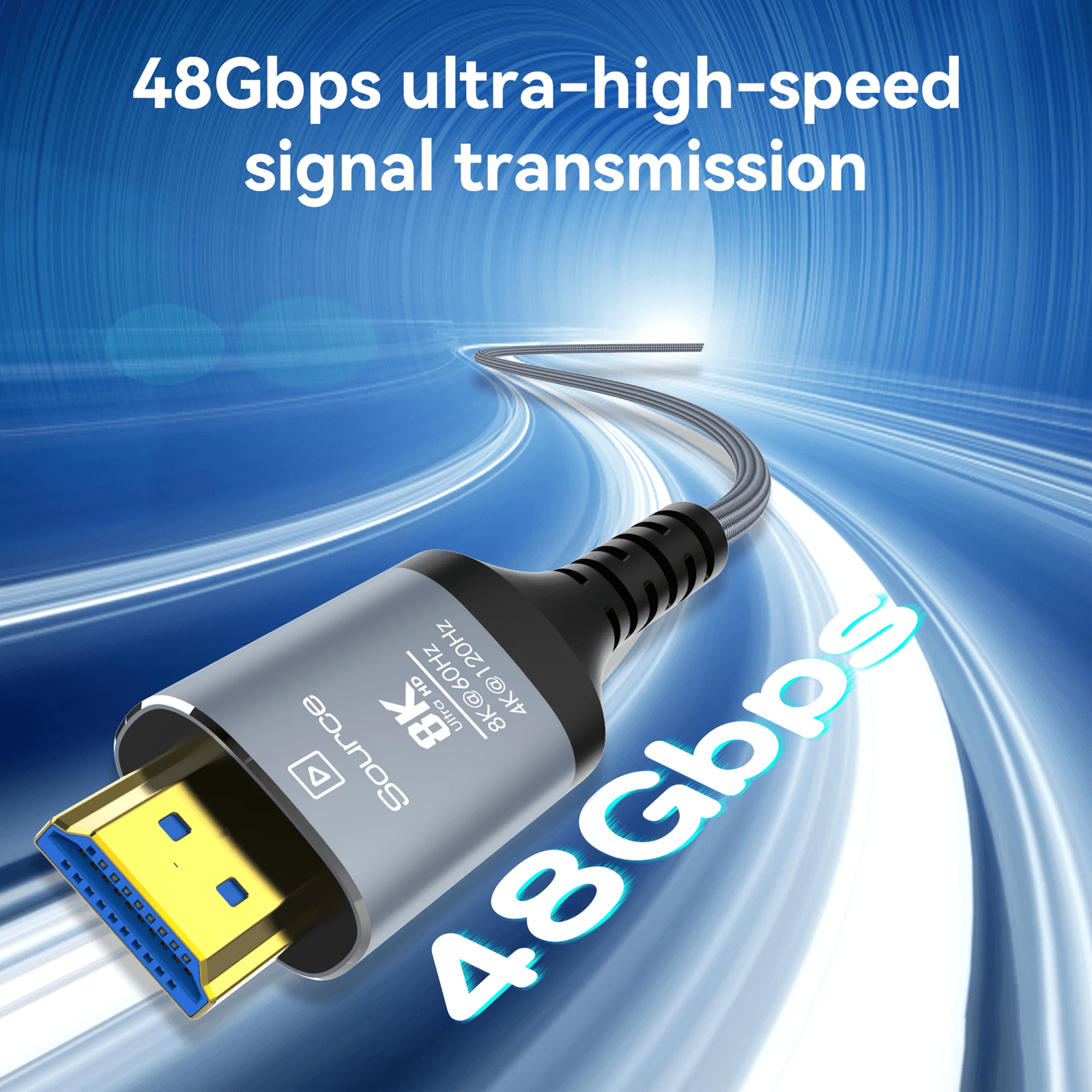 8K HDMI 2.1 Fiber Optic Cable 8K60Hz 4K120Hz Ultra High Speed