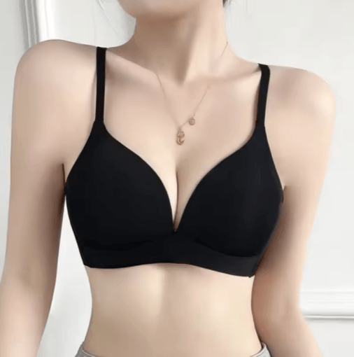 SakuraSmooth Seamless 3/4 Cup Wireless Push Up Bralette for Women