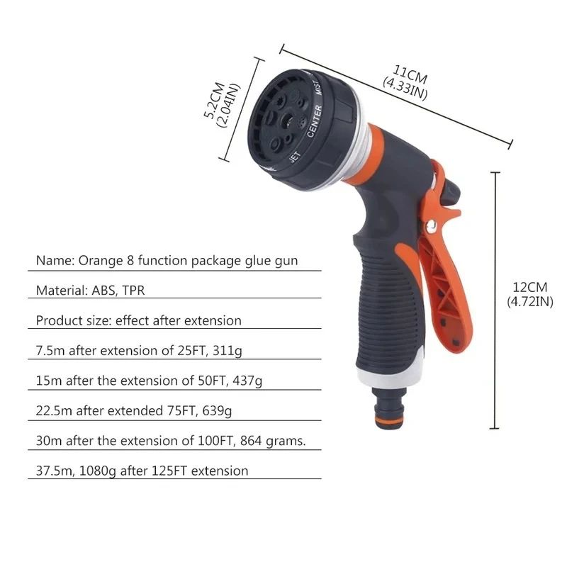 High Pressure Garden Hose Spray Gun