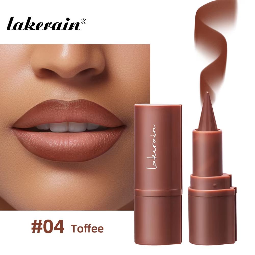 Lakerain Matte Lip Liner Crayon Waterproof Velvet Lip Contour Pencil Long Lasting Non Stick Lip Tint