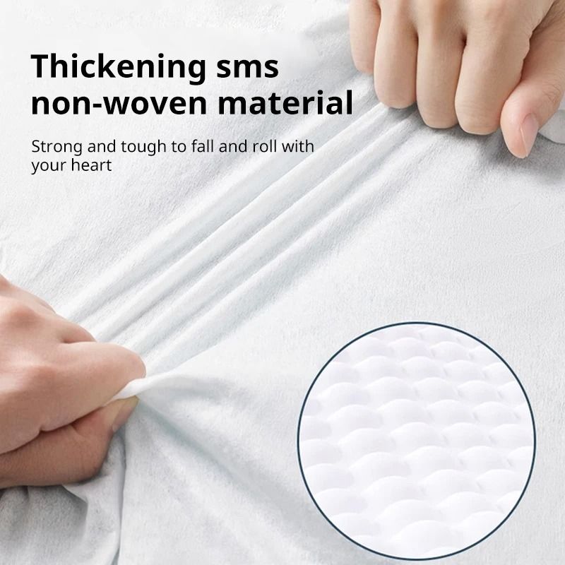 Disposable Travel Bedding Set Thickened Bed Sheet Duvet Cover and Pillowcases