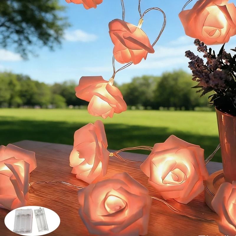 Velvet Petal Rose Fairy Strings