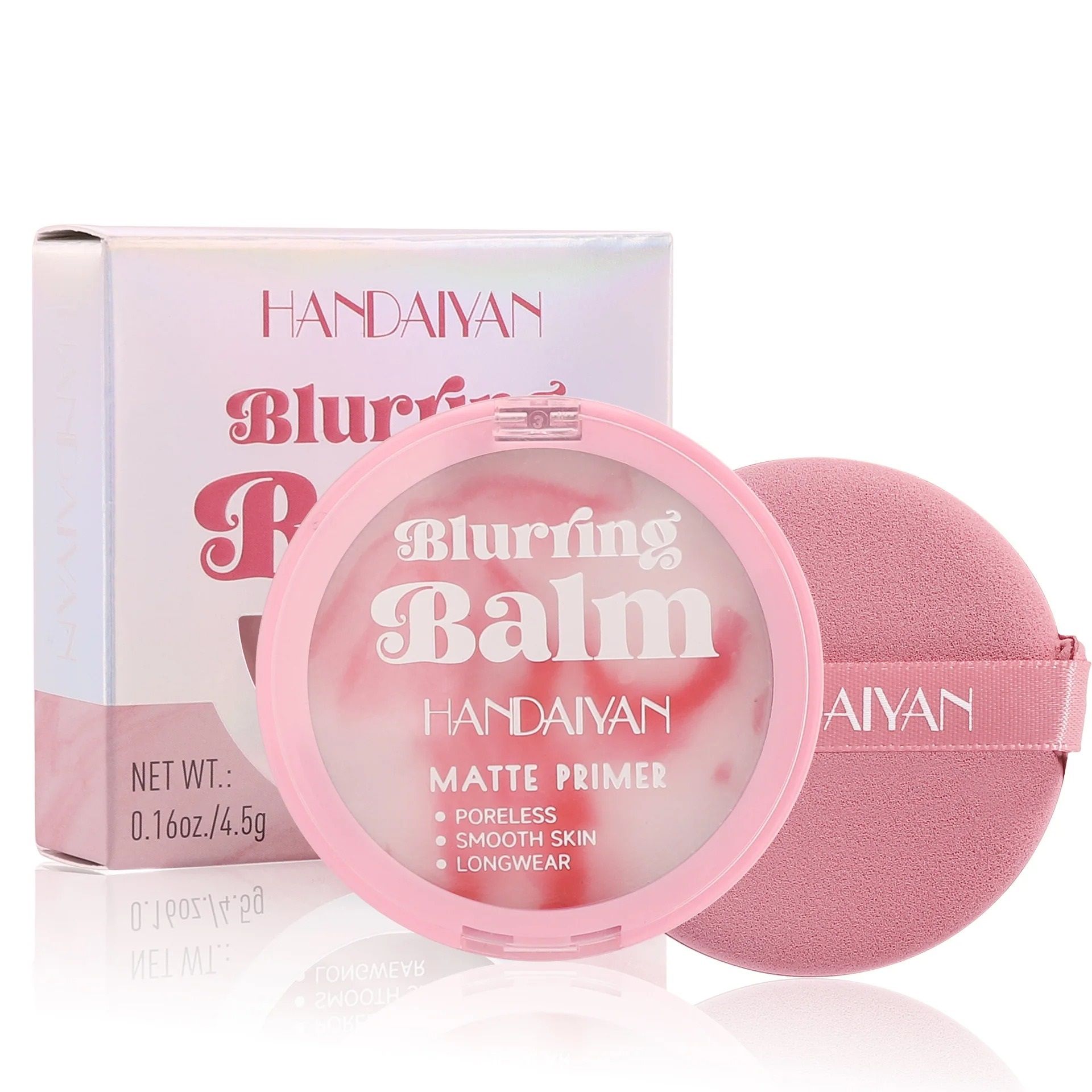 Loose Face Powder with Puff Oil Control Matte Waterproof Finish