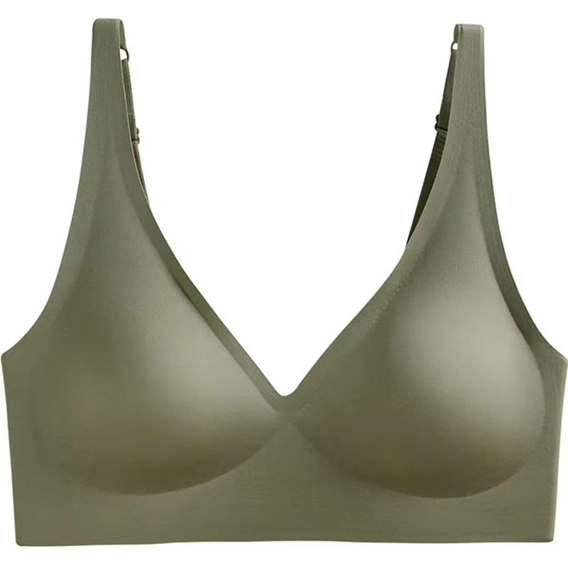 Seamless Ladies Wireless Gathered Push Up Bra