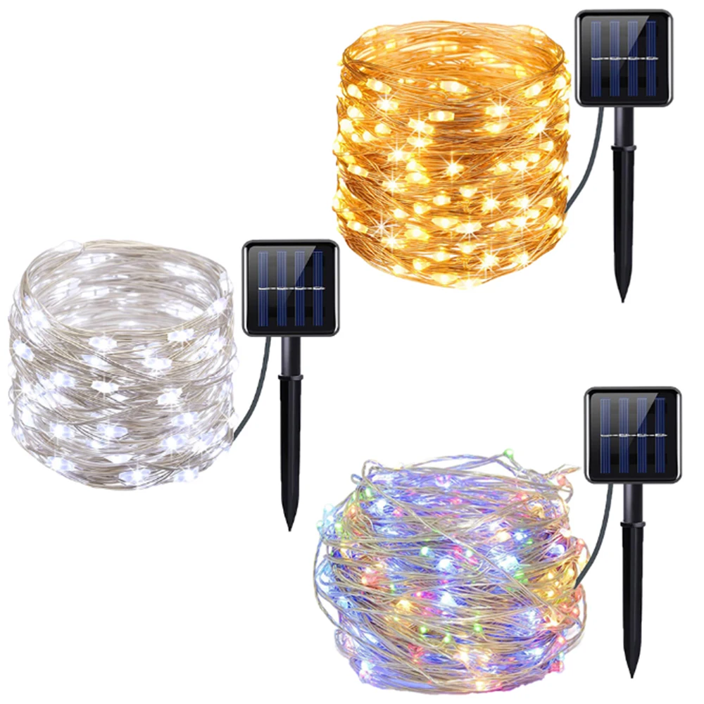 Solar Fairy String Lights Waterproof Outdoor Garden & Patio LED Decor