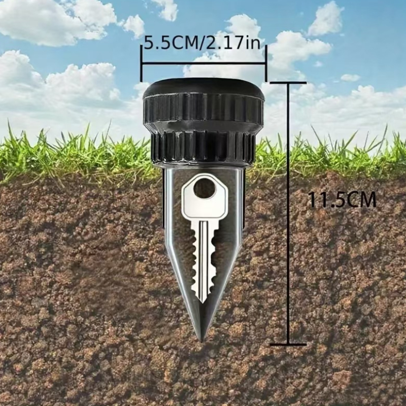 Realistic Underground Watering Can Key Safe – Durable Outdoor Garden Key Hider