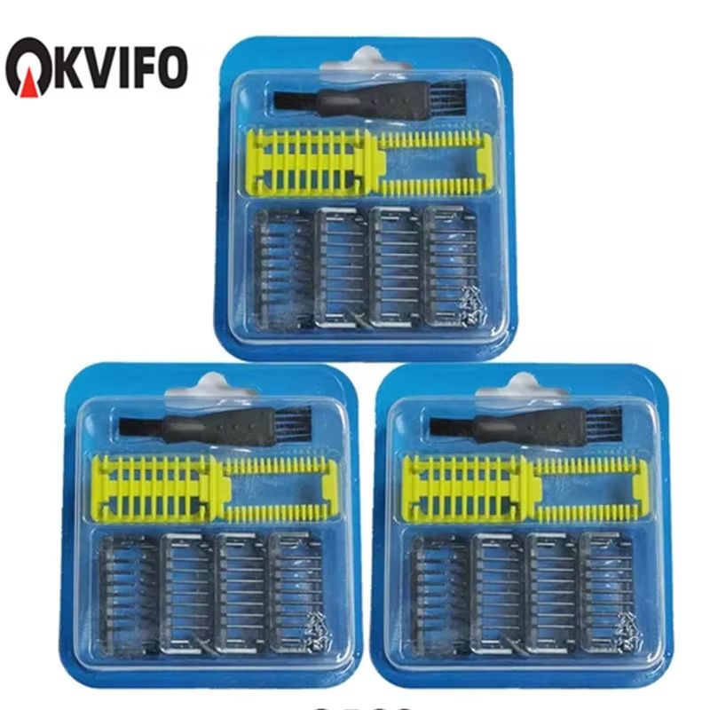 KVIFO Philips OneBlade guide comb Guards Set for Beard Trimming, Compatible with QP2520 QP2530 QP2620 QP2630 QP6510 QP65