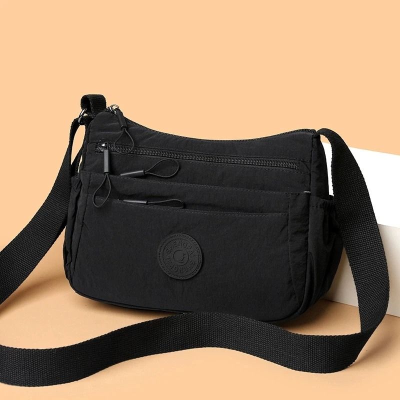 Multi Pocket Womens Casual Crossbody Bag with Multi Layer Design