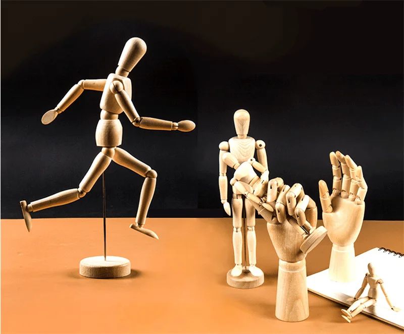 Wooden Artist Mannequin Figure