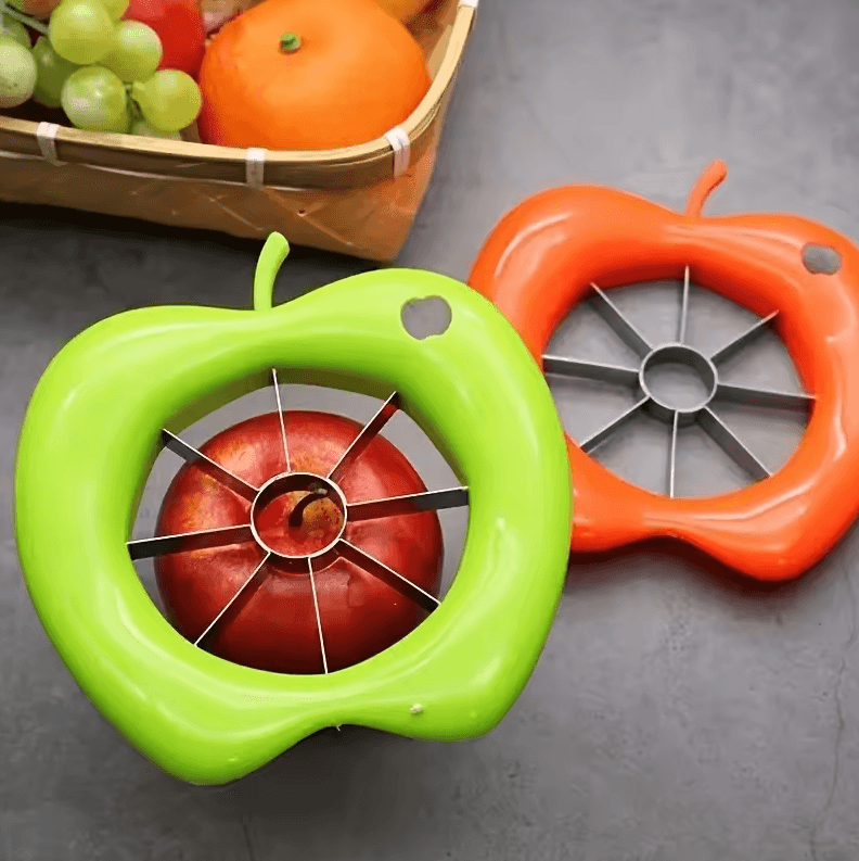 Stainless Steel Apple Slicer Manual Square Blade Fruit Cutter for Kitchen & Outdoor