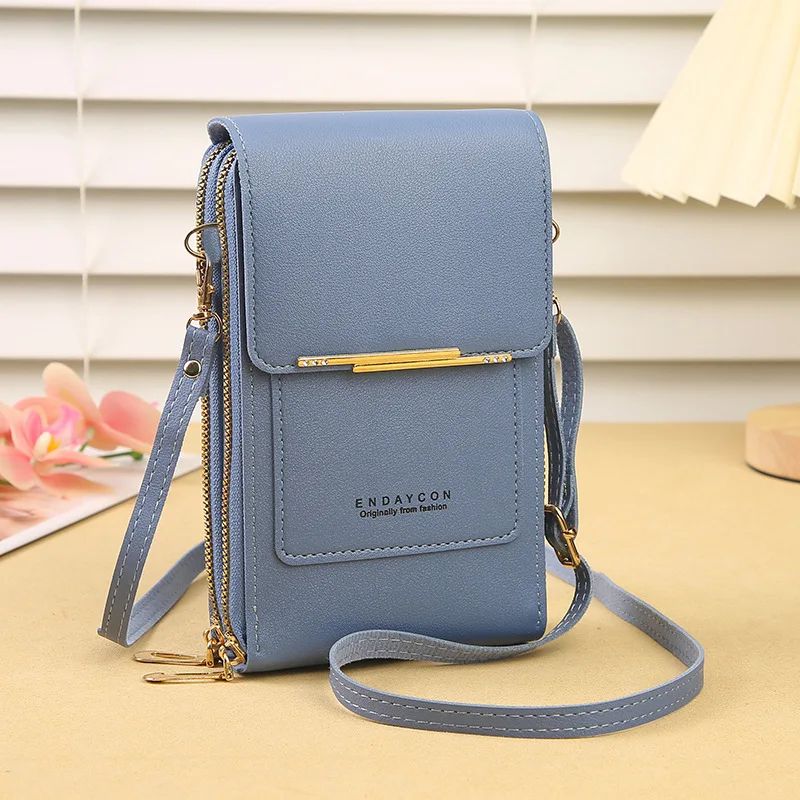 Touch Screen Phone Crossbody Bag Womens Card Holder Shoulder Bag