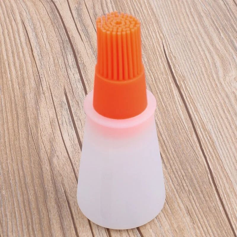 High-Temperature Silicone Oil Bottle Brush – Precision BBQ & Baking Dispenser