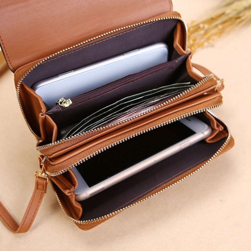 Fashion New Style Women's Wallet, Korean Handbag Multi Card Large Capacity, Casual Shoulder Bag Mobile Phone Packet