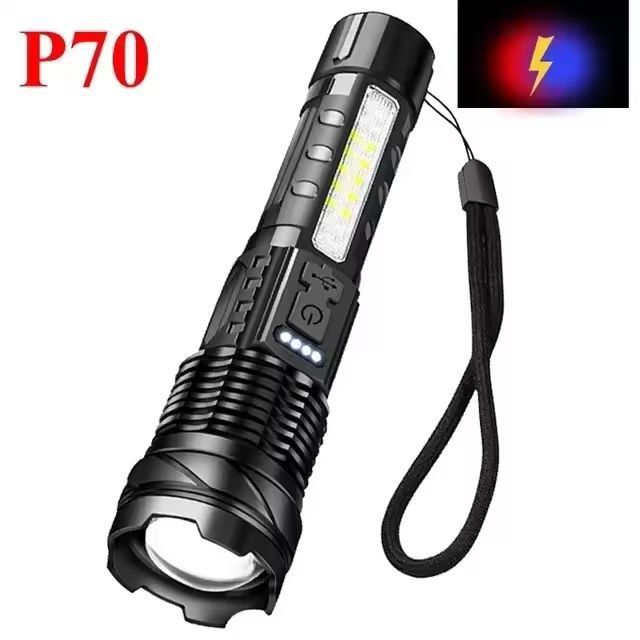 UltraBeam 2000M Rechargeable Tactical Flashlight – 100,000 LM Super Bright Zoom Torch