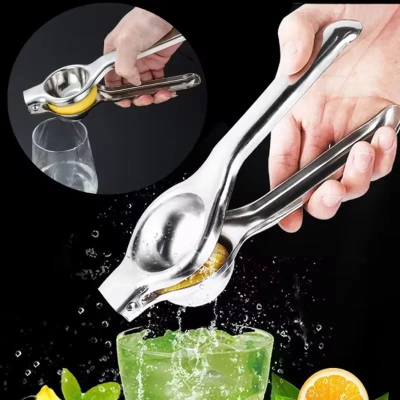 Stainless Steel Lemon Squeezer – Heavy Duty Manual Citrus Juicer Press