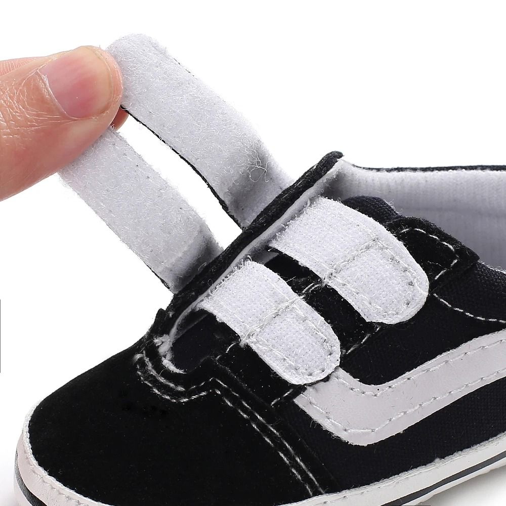 Soft Canvas Baby Walking Shoes with Flexible Sole