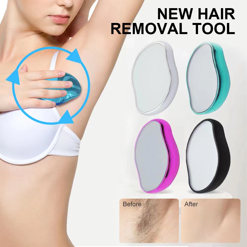 Crystal Hair Eraser Reusable Hair Removal Tool for Smooth Skin