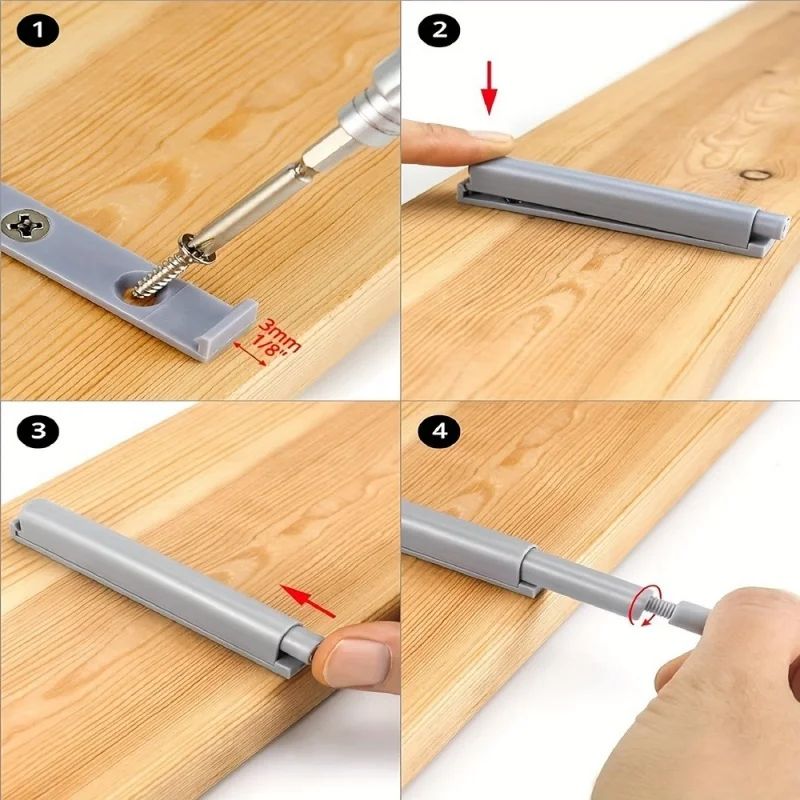 SilentSeal Soft-Close Cabinet Damper Buffers (5/10-Pack)