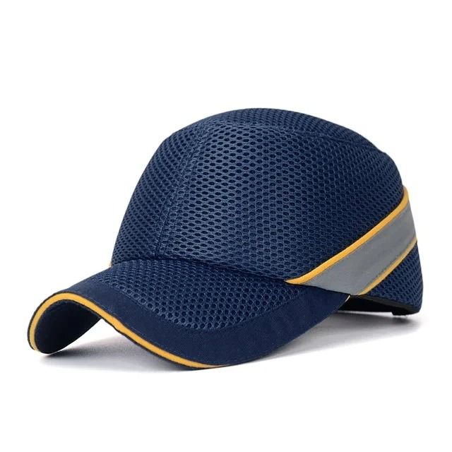 Hi Viz Mesh Bump Cap Baseball Style Safety Helmet