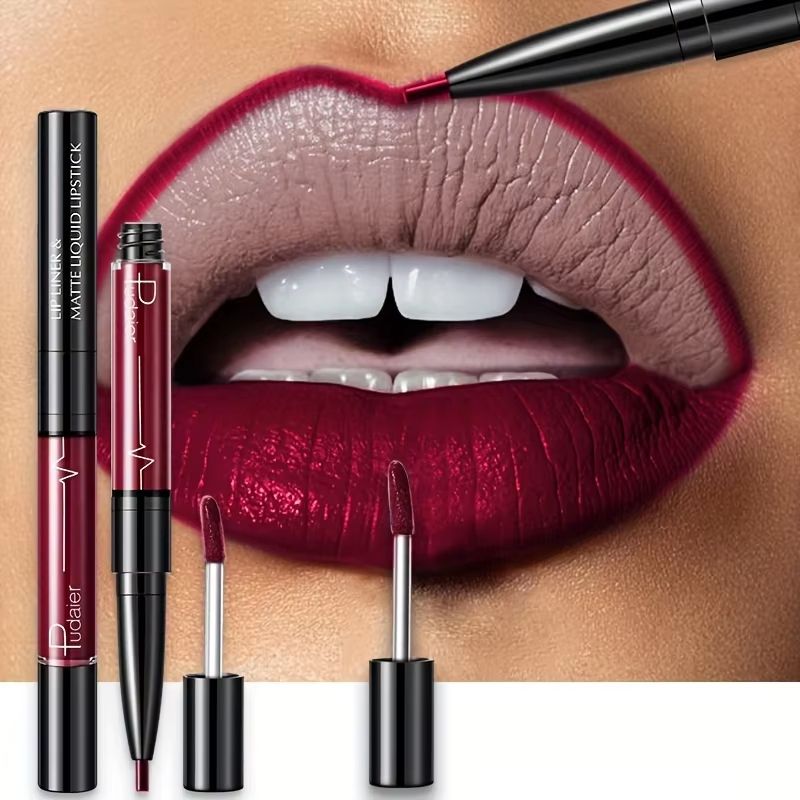 Ultra-Precise Waterproof High Pigment Lip Liner - Smooth, Sweatproof, Long-Lasting Lip Contour Pencil
