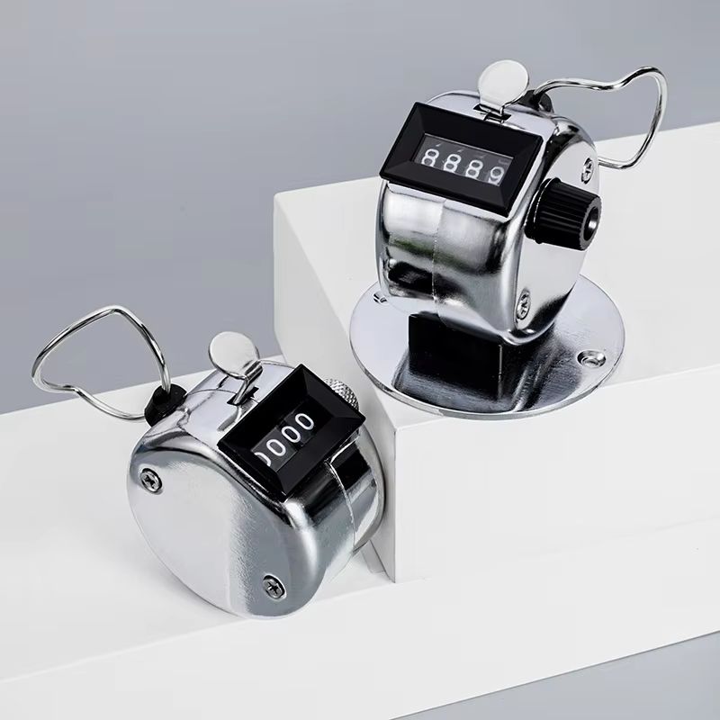 Digital Hand Tally Counter Manual Counting Clicker | 4-Digit Number Handheld Training Counter for Golf, Events & Invento