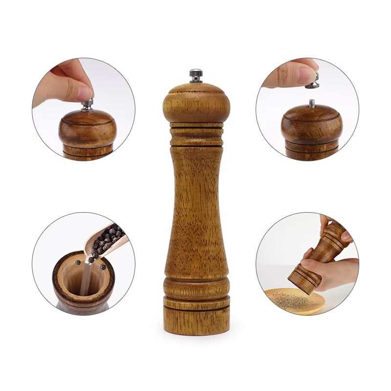 Electric Automatic Salt and Pepper Grinder with LED Light and Adjustable Coarseness